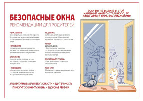 Памятка по профилактике выпадения детей из окон Памятка по профилактике выпадения детей из окон.